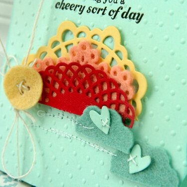 Cheery Sort of Day card - side