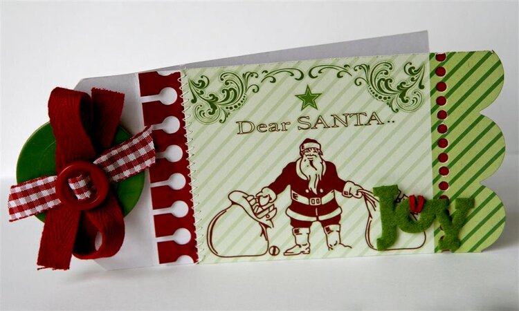 Dear Santa card