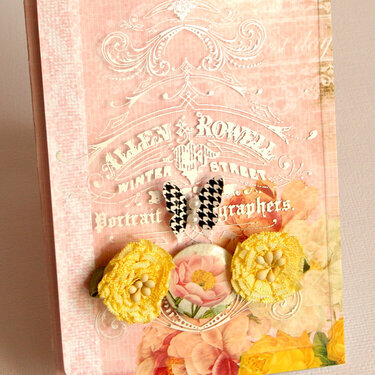 Floral card *NEW Pink Paislee*