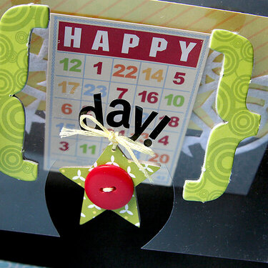 Happy Day acrylic card