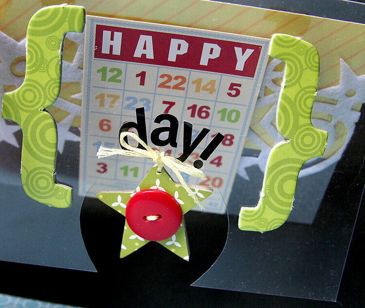 Happy Day acrylic card