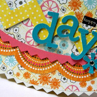 Happy Day card *up close*