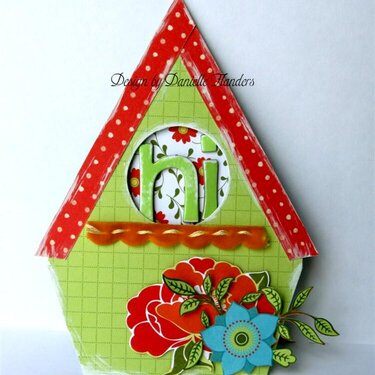 Hi Birdhouse card