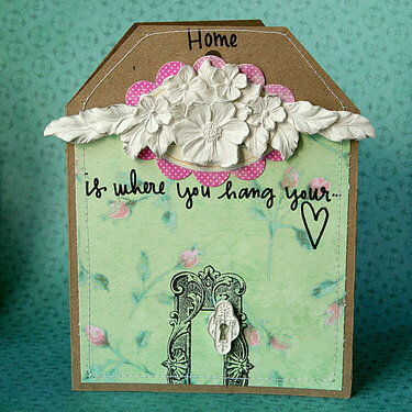 Home is Where You Hang Your Heart card *Melissa Frances*