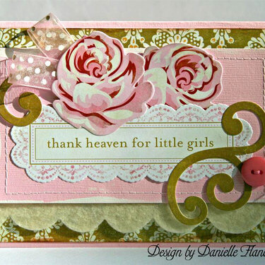 Thank Heaven for Little Girls card