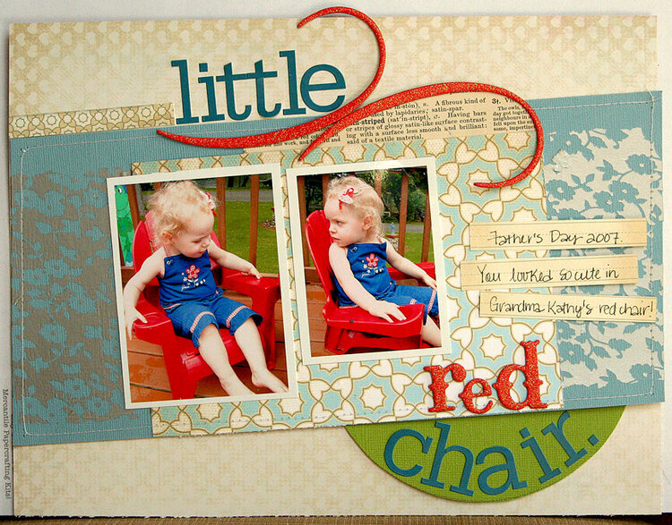 Little Red Chair *Feb. Jenni Bowlin kit*