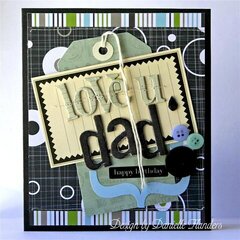 Love U Dad card