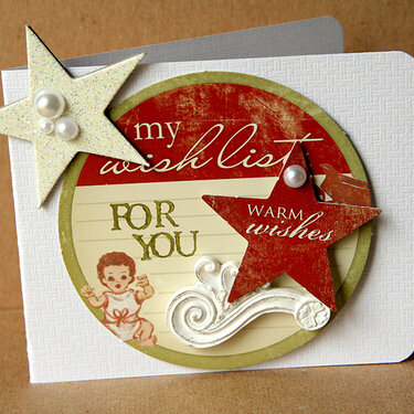 My Wishlist card *Melissa Frances*