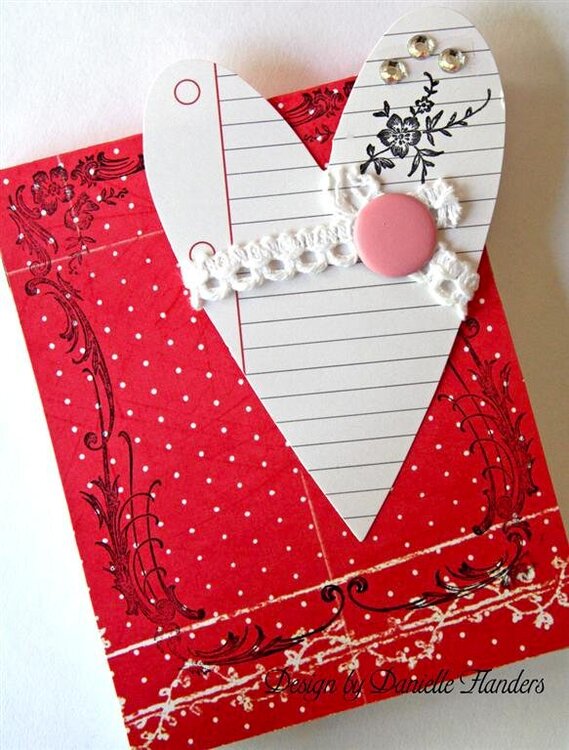 Altered Notes Holder *notebook cover*