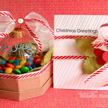 Sweet Christmas Cheer ornament and card set