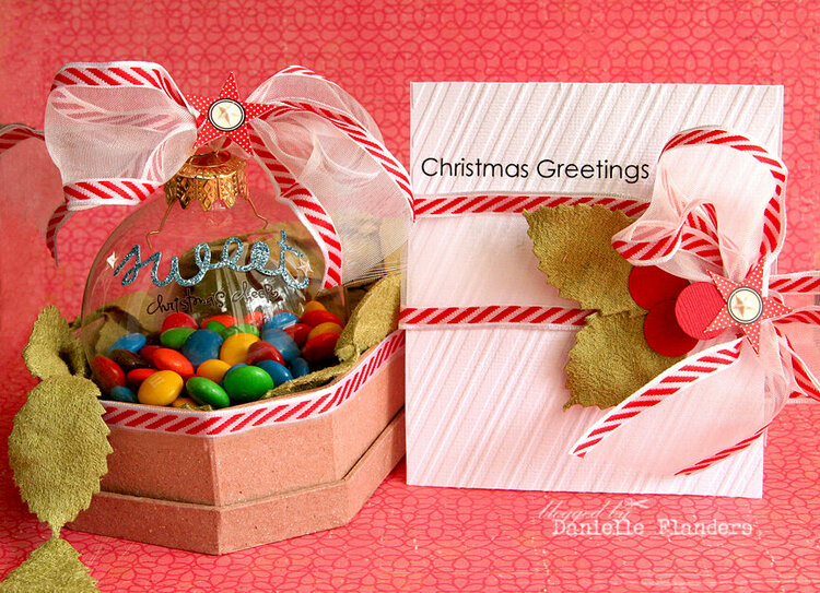 Sweet Christmas Cheer ornament and card set