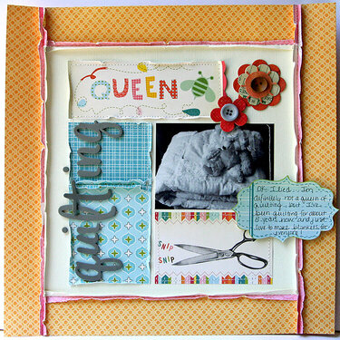 Quilting Queen *Label Tulip*