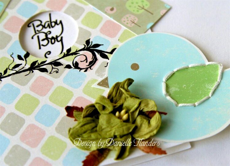 Birdhouse baby card *Paper Trends Aug/Sept 2008*