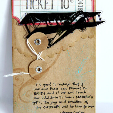 Ticket card *Tattered Angels*