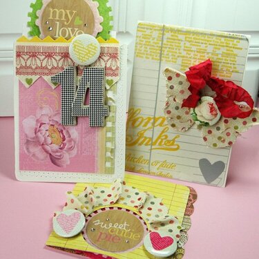 Canvas Border cards *Pink Paislee*