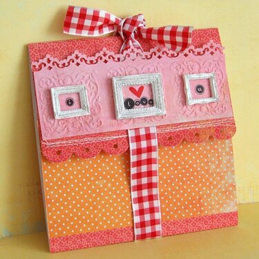 I Love U card *Pink Paislee*
