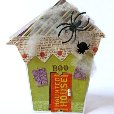 Haunted House card *NEW Pink Paislee*