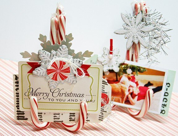 Candy Cane Place Card Holders *Pink Paislee*