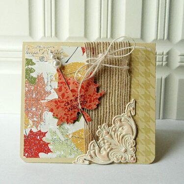 Autumn Wishes card