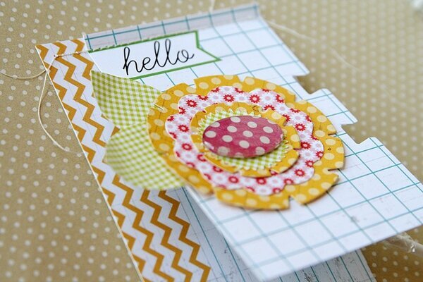 Greeting cards made from journaling cards