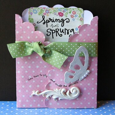 Spring Has Sprung card *Melissa Frances*