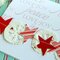 Stamped holiday cards