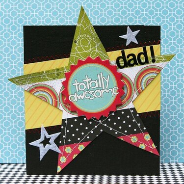 Totally Awesome Dad card