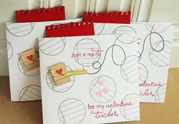 Teacher Valentine cards