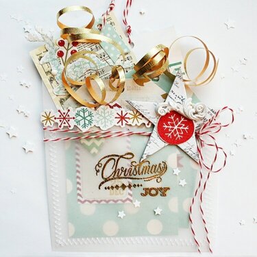 Christmas Joy Vellum Pocket with Gift Tags