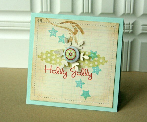 Holly Jolly card