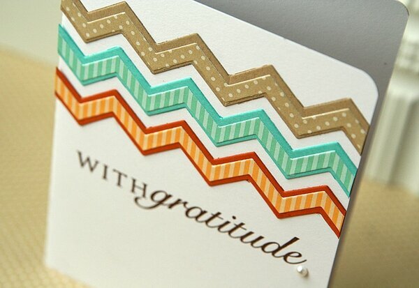 Chevron cards