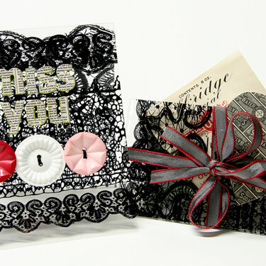 Transparent Valentine Cards *Feb. Jenni Bowlin kit*