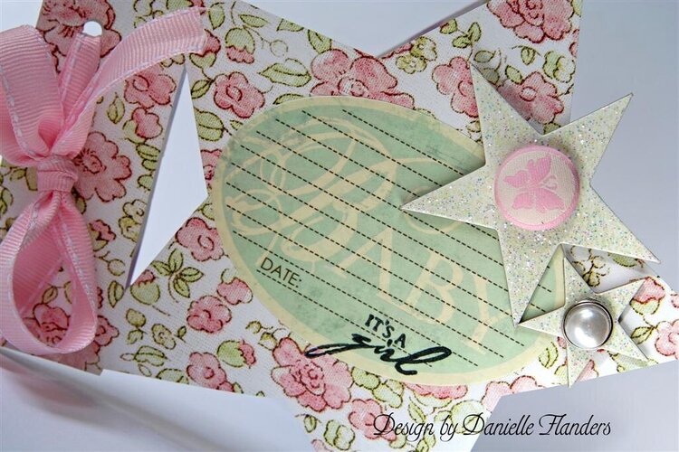 It&#039;s a Girl card - close up *Melissa Frances*