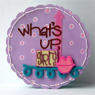 What&#039;s Up, Girly? card