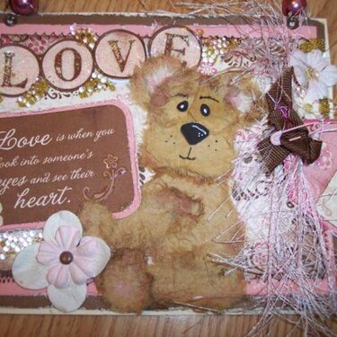 Love Tear Bear Paper Piecing