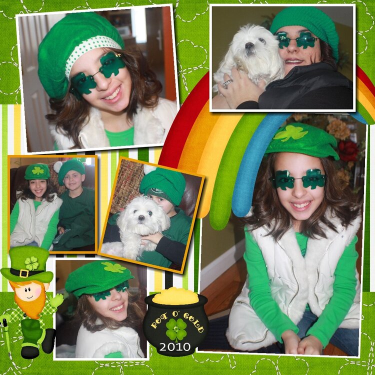 St. Patricks Day Layout