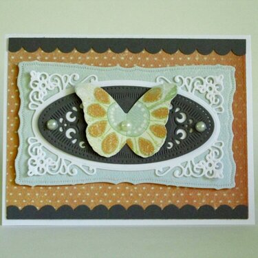 Butterfly card, mascilune colors