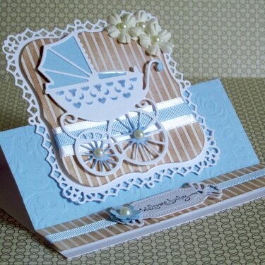 Baby blue carriage