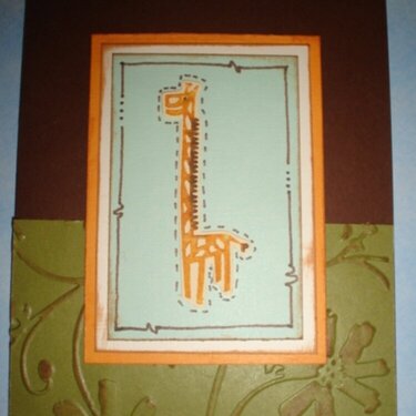 Giraffe Card 2