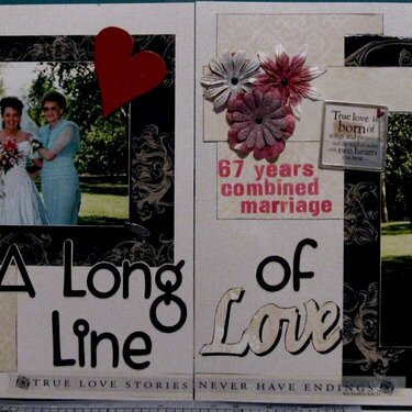 Wedding Album - A Long Line of Love