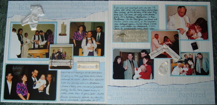 Baptism - 2 page spread