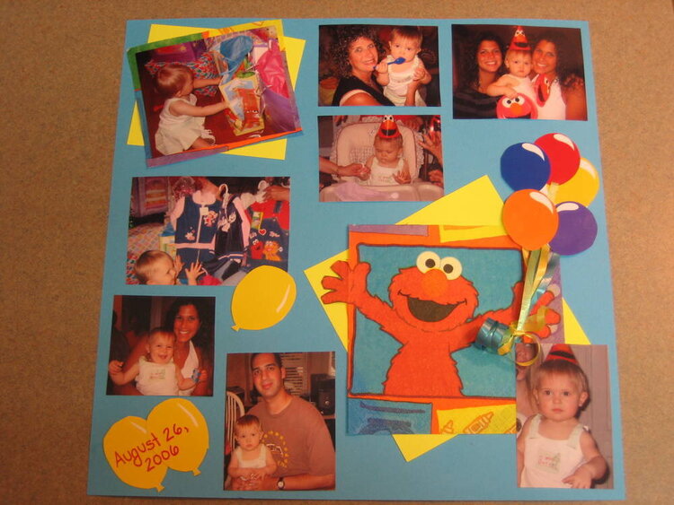 Elmo Birthday Party 1