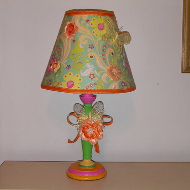 After baby lamp now scraproom lamp
