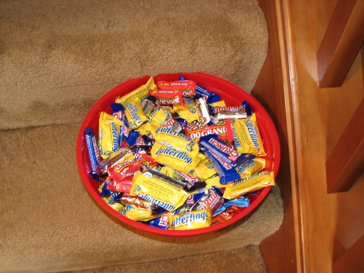 bowlful of halloween treats