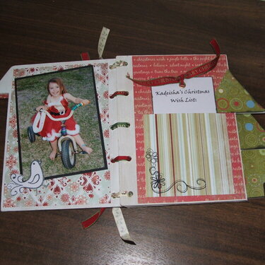 Pages 2 and 3 of Christmas journal