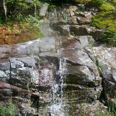 waterfall on the memorial highway....