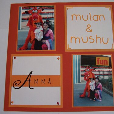 Mulan &amp; Mushu