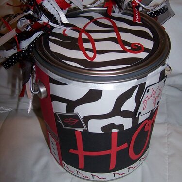 Paint Can For Lingerie Shower