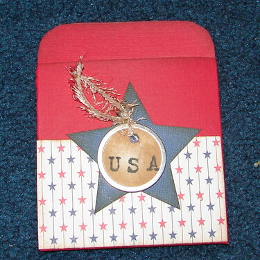 4th of July Library Pocket for Summer Swap