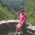 Chimney Rock overlook at Linville Falls